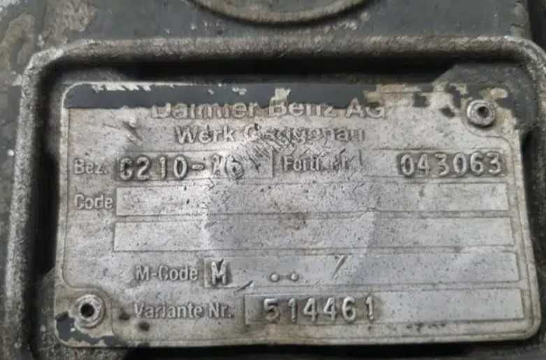 Cutie de viteze G210-16 Mercedes Actros - Piese de schimb Mercedes