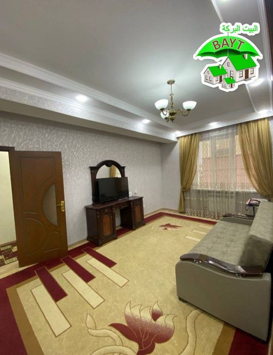 •2/2/7, Сергели 6а, 57м²,Евро+мебель+техника продаётся квартира