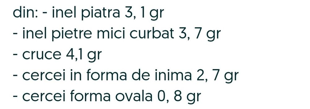 Podoabă argint 925