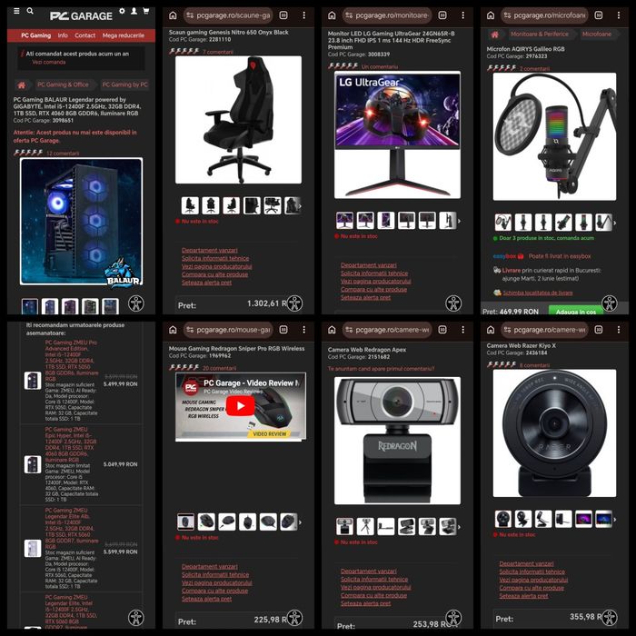 PC gaming Setup complet Gaming/Stream