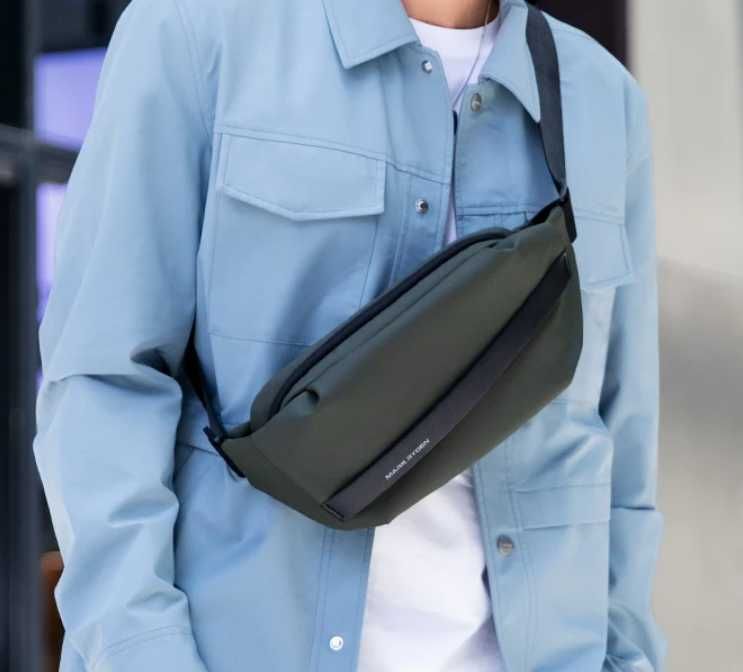 Чанта за кръста в Черно , маркова чантичка за през рамо Mark Ryden