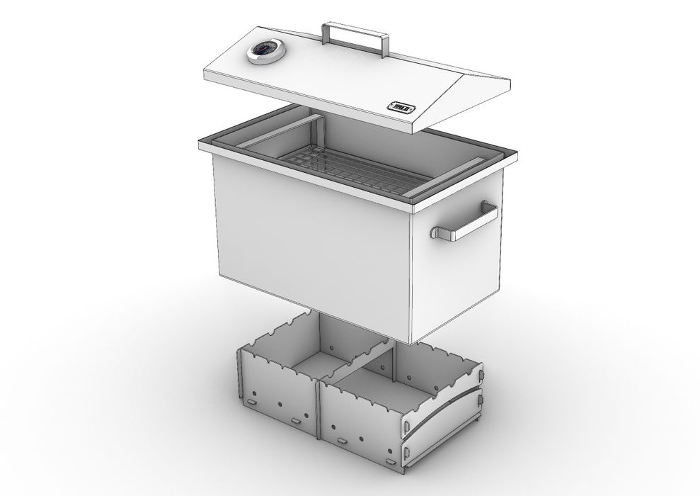 Коптильня-мангал PRO-055