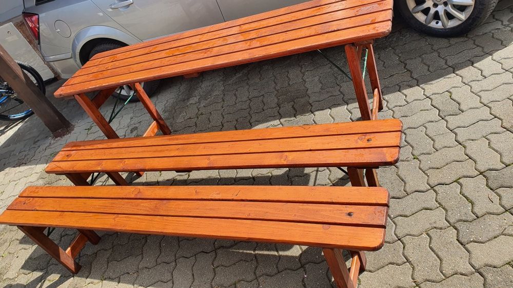 Set berărie masa cu 2 bănci