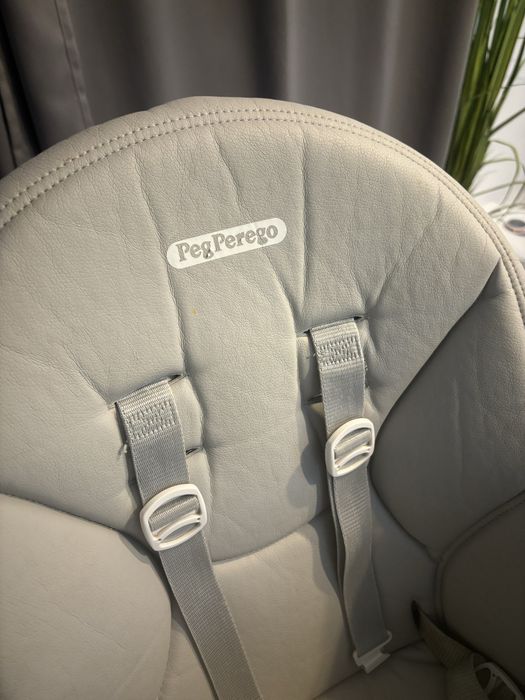 Scaun de masa Peg Perego Prima Pappa Zero Follow Me, Gri