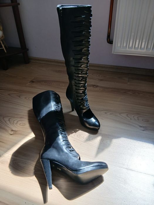 Cizme piele Calvin Klein