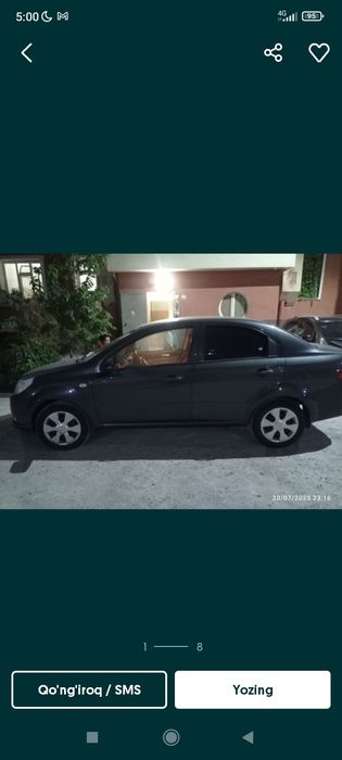 Nexia avtomobili sotiladi Probek 72000 holati yaxshi