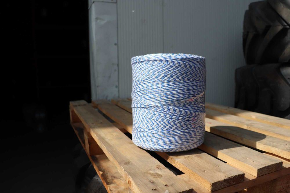 Rola fir alb-albastru fi 3mm. 3x0.2mm 1000m Gard electric