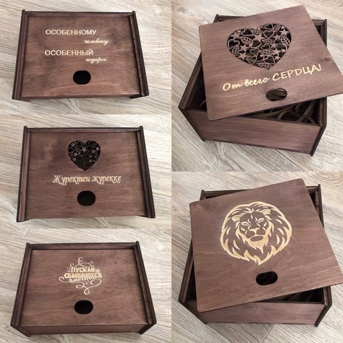 Подарочная коробочка деревянная