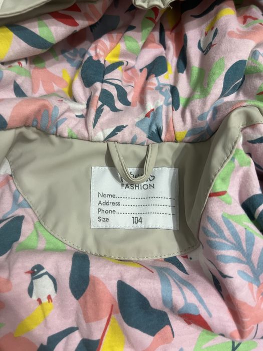 Дождевик куртка на девочку