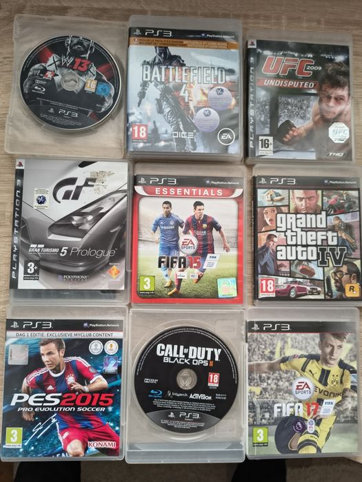 Игри за PS3 всички работят , по 10 лв на брой