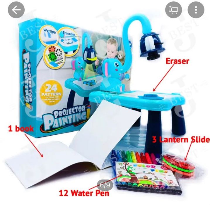 Детска масичка за рисуване с проектор