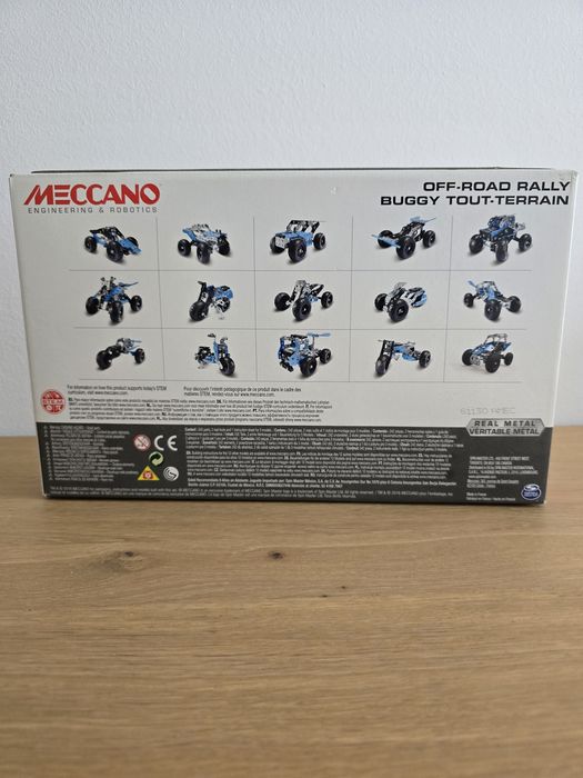 Set consctructie: Meccano OFF-ROAD RALLY 15 in 1, Jucarie, Joc STEM