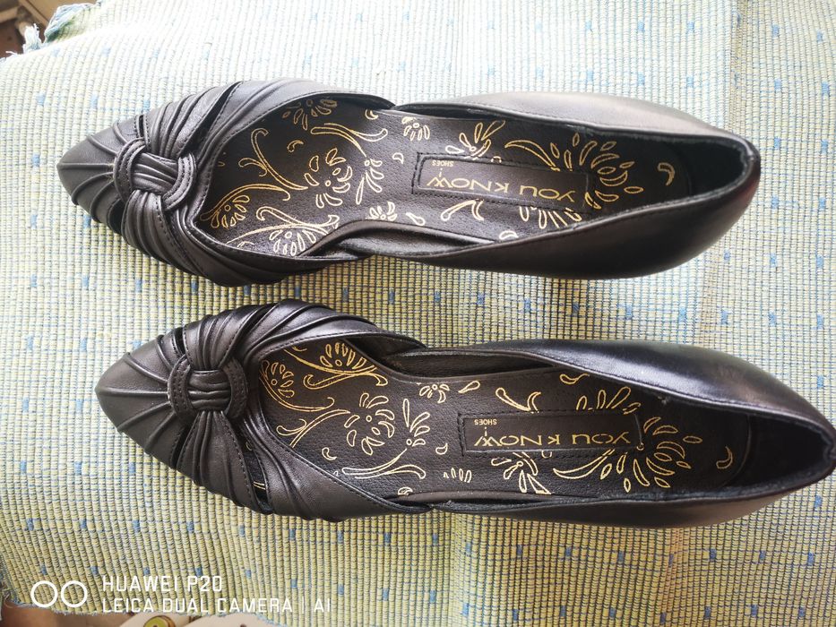 Pantofi negri piele mărime 38