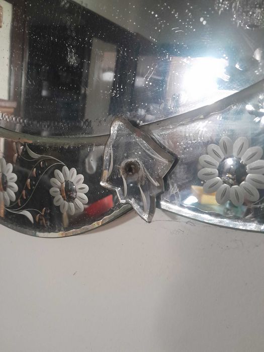 Oglindă Venețiană Vintage – Cristal Gravat