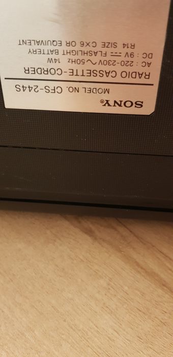 Radio casetofon Sony CFS-244s