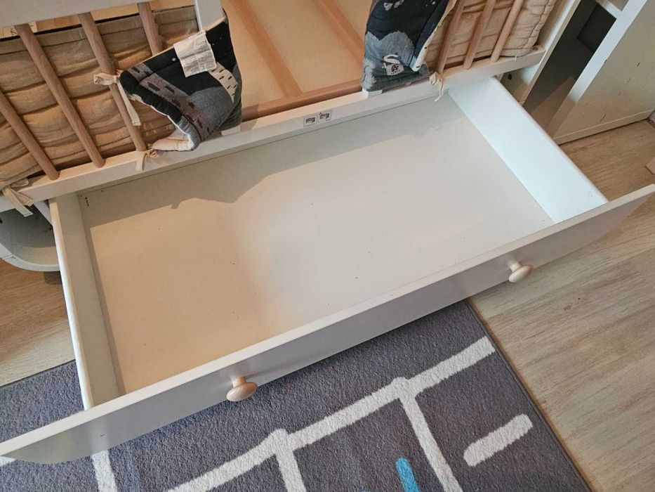 IKEA MYLLRA – бебешко креватче с матрак и пълен комплект аксесоари