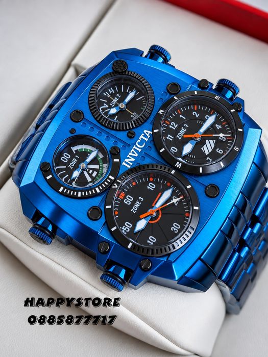 INVICTA Zulu Blue 54 mm, Инвикта нов мъжки часовник