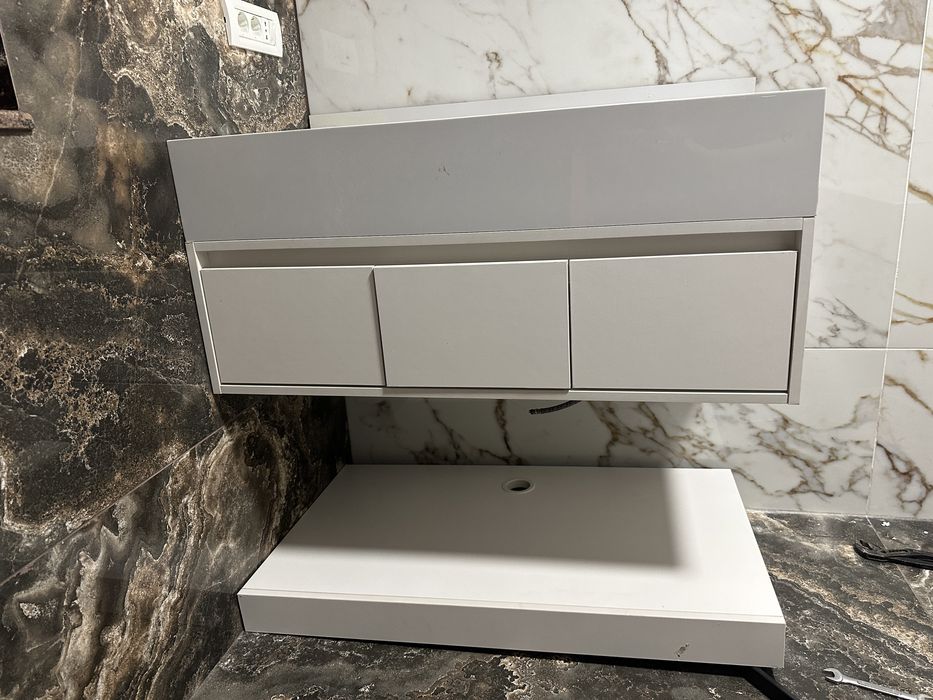 Set mobilier baie lavoar+masca+dulap oglinda+robinet+accesorii