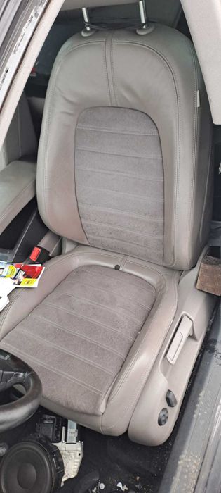 Interior de piele Alcantara culoare CREM pentru VW Passat B6 , Passat CC , Passat B7