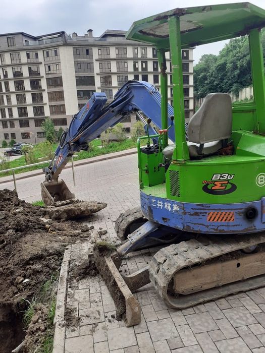 Аренда экскаватора ковш, молотом  Алматы