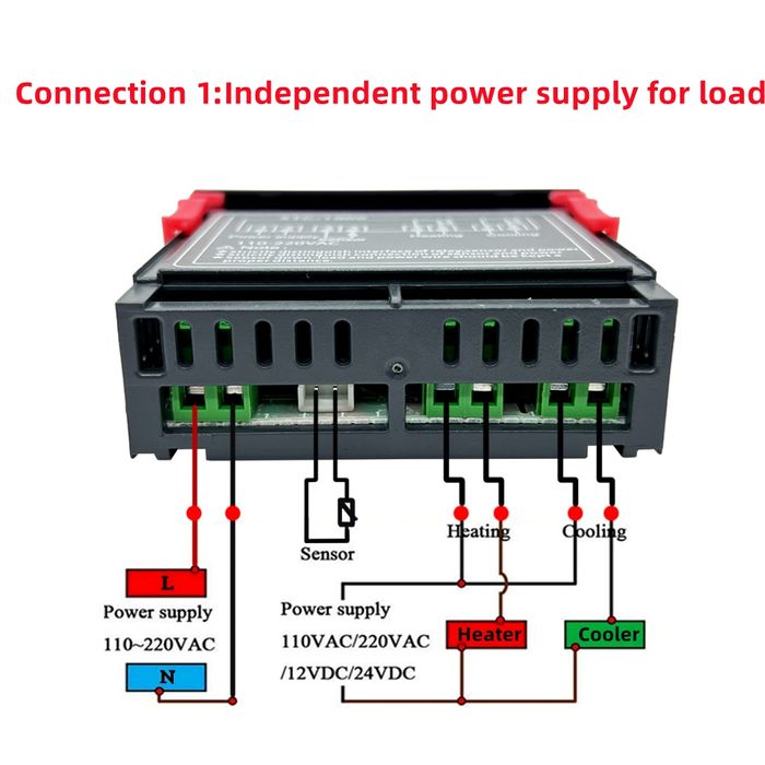 Controler digital de temperatură STC-1000 220 AC, nou cu termocuplă