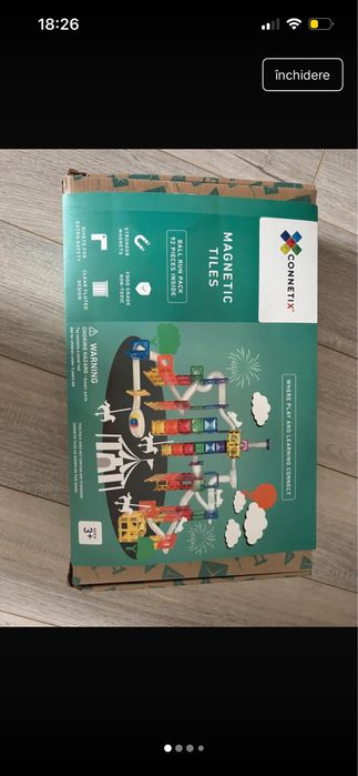 Conetix-set de contrictie cu placi magnetice