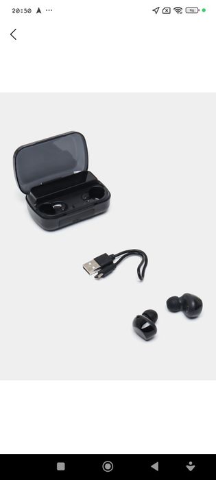 Беспроводные наушники аэрподс чёрные M10