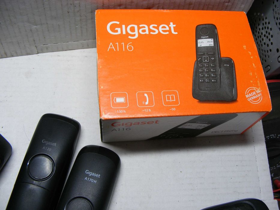 три стационарни  тел апарати Dect телефон GIGASET A170  и GIGASET А116