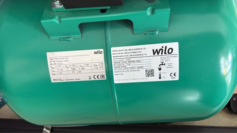 Насос wilo HiMulti 3-45 P/1/5/230/MOD