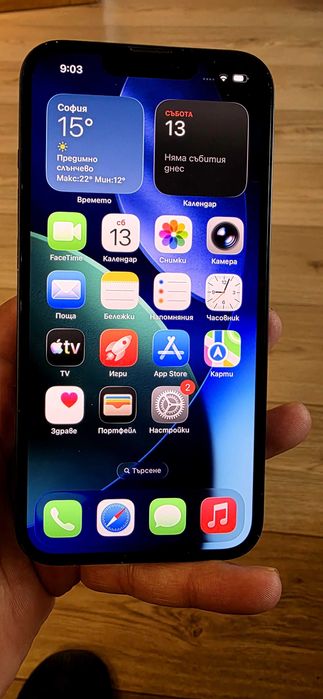 Iphone 13 + airpods + оригинално зарядно