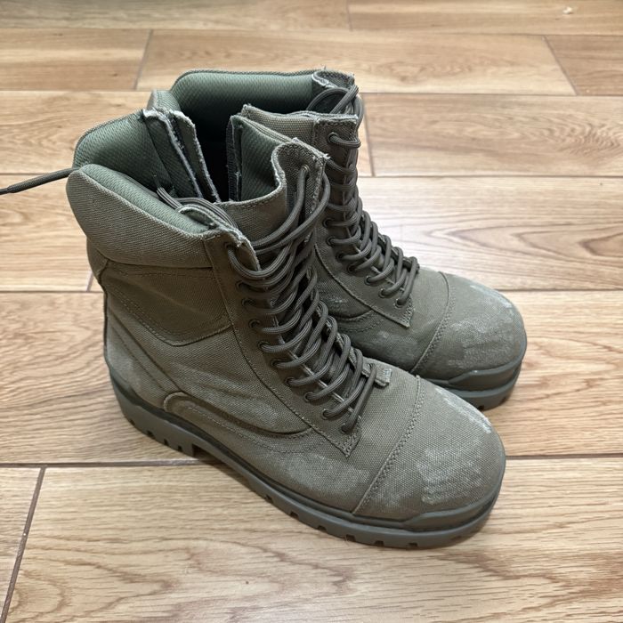 Balenciaga Striker Boots Green