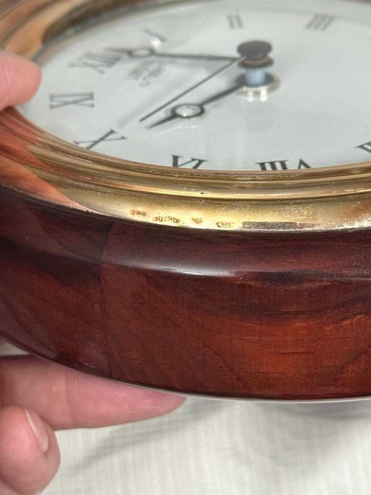 CEAS DE MASA - SEMINEU - Lemn + Argint 925 - London 1960 - 35g. !