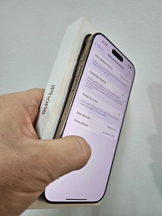 IPhone 16 pro max 1 Tb 92% bateria la cutie.