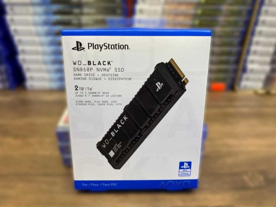 НОВЫЙ Игровой Накопитель SSD 2Tb WD_BLACK SN850P NVMe для PS5/PC/Пс5