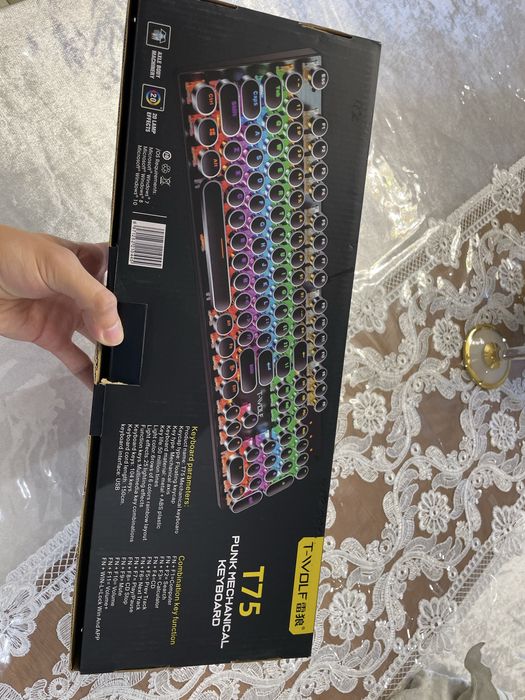 Механическая клавиатура T-WOLF T75 RGB