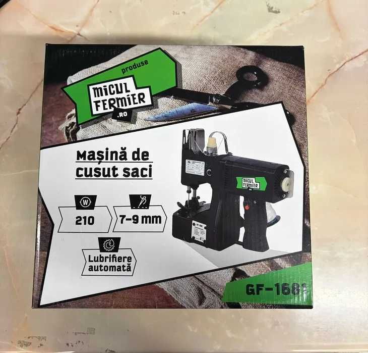 Masina Profesionala de Cusut Saci 210W, 800RPM,Micul Fermier