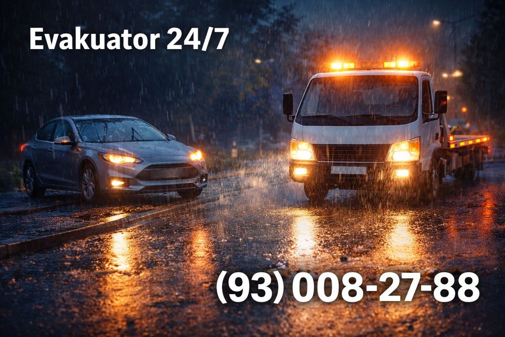 Evakuator 24/7 — Tez yo‘lda yordam