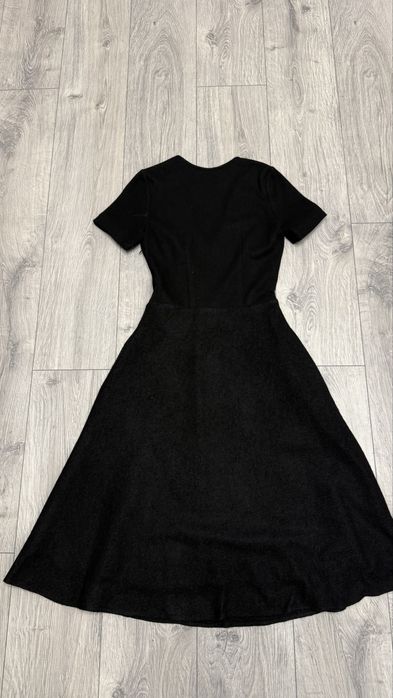 Rochie neagra de lână Depot 96