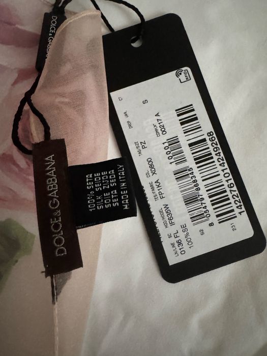 Dolce&Gabbana esarfa din 100% matase naturala