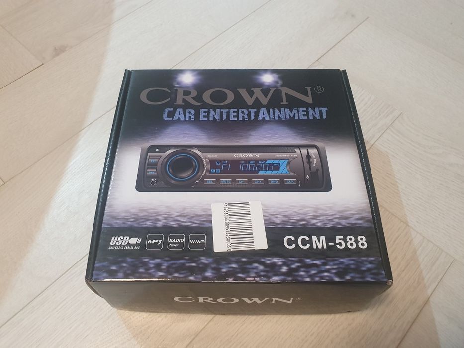 Чисто ново радио за кола Crown CCM-588 с USB и SD карта