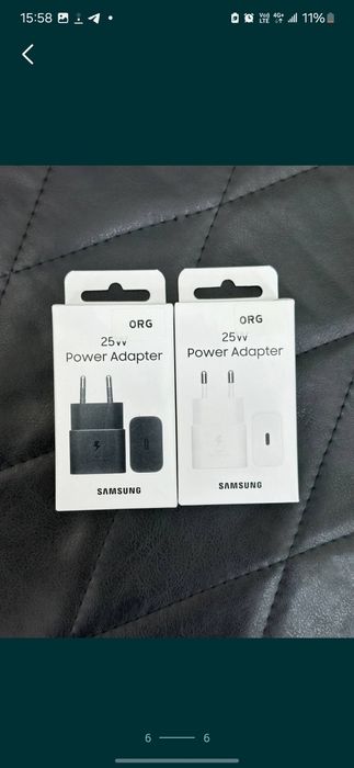 25w, 45w, 50w, 65w Samsung оригинальное зарядное устройство, есть дост