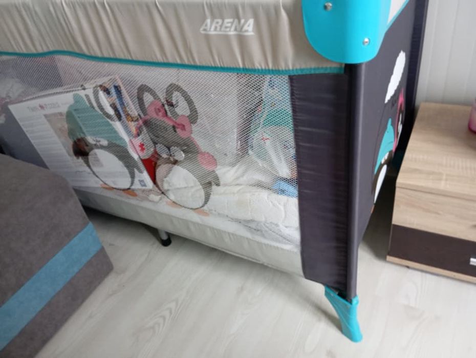 Сгъваема кошара с матрак