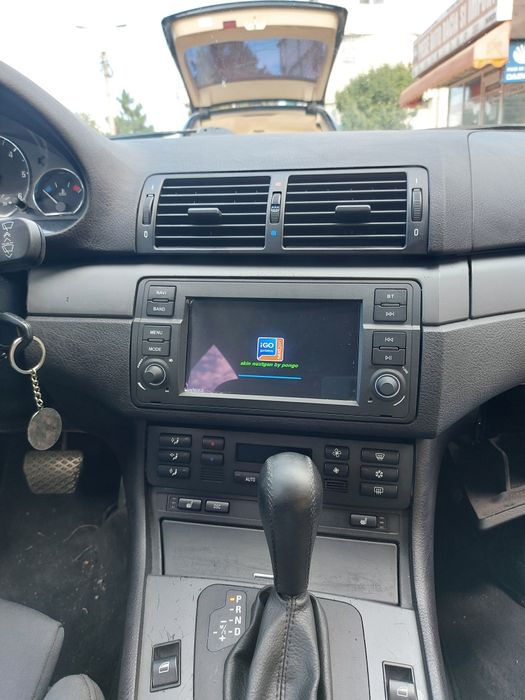 Navigatie Android BMW e46 Waze YouTube GPS BT USB casetofon