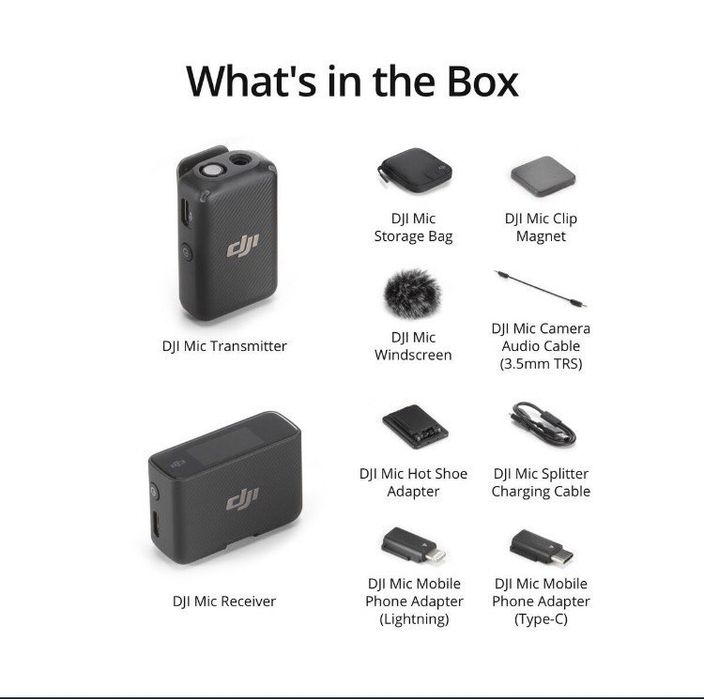 Петличка микрафон Dji universal mikrafon petlichka