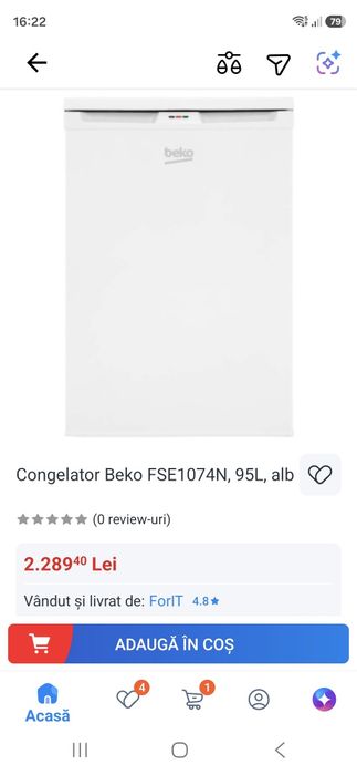 Congelator Beko 3 sertare
