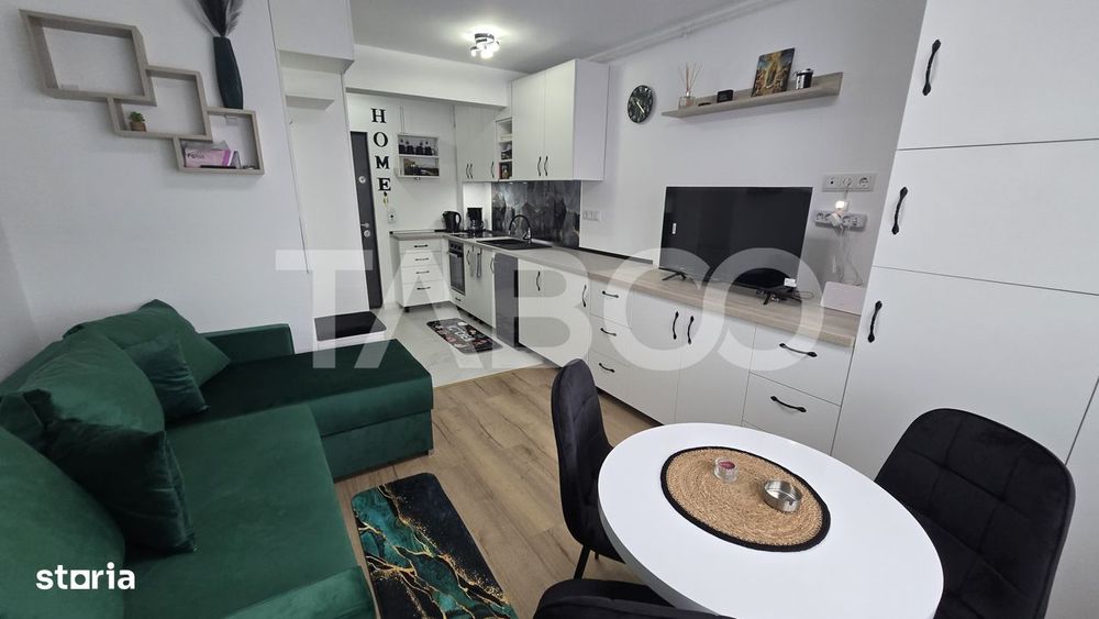 Garsoniera moderna de vanzare mobilata utilata in zona Lazaret Sibiu — fotografia 3