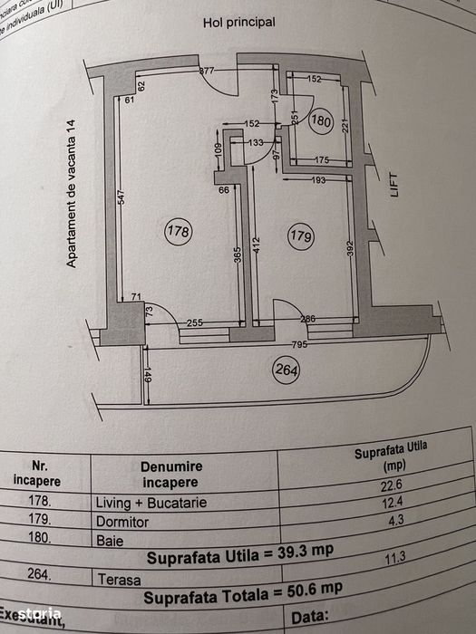 Apartament 2 camere, balcon, lift, Năvodari