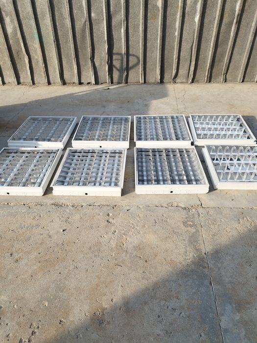 Осветителни тела за окачен таван, размери 60/60см , 25 броя със 100 бр