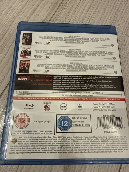 Colectie 3 filme bluray - Oceans Trilogy