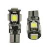 Лед крушки 2бр. за габарит T10-W5W 5LED 12V 5050 SMD- А3026